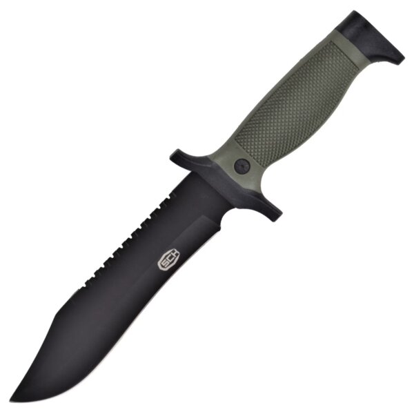 Bushcraft Mes - militair olijfgroen | SCK